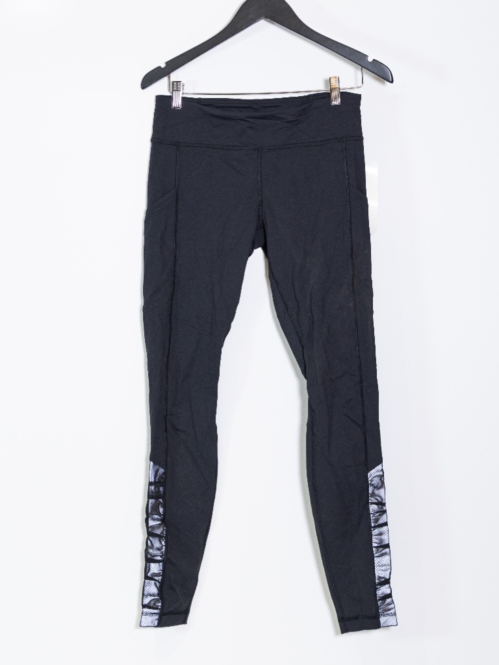 NEW Lululemon Run: Get Up And Glow Reflective Athlete Leggings Tight Black 10